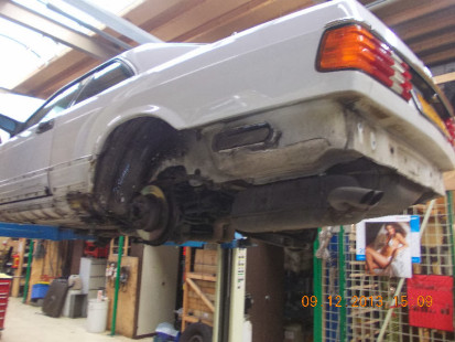 Mercedes W126 500SEC - Diverse laswerkzaamheden en Dinitrol