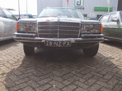 Mercedes W116 - Wielrand lassen